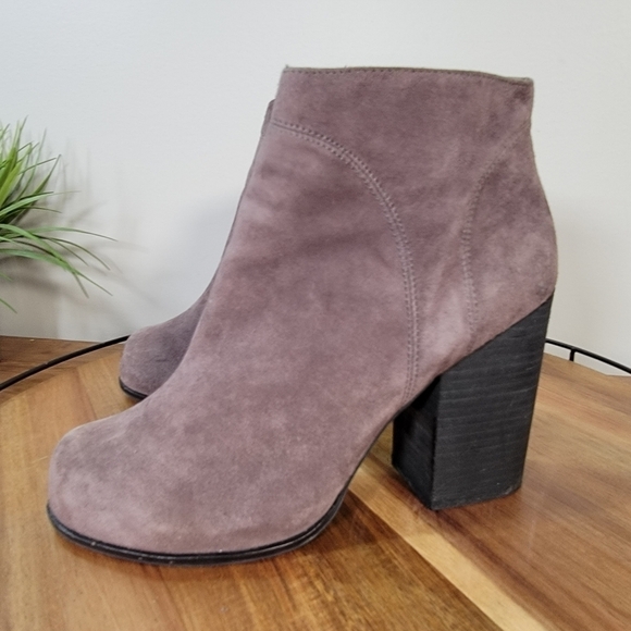 Jeffrey Campbell Hanger Suede Ankle Boots Chunky Heel Size 9 - Picture 5 of 17